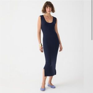 J. Crew Sleeveless Ribbed Sweater Dress